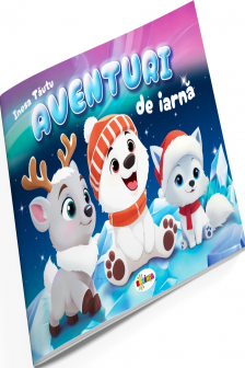 Aventuri de iarna Citesc si colorez