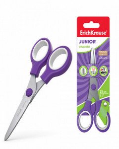 35505 Foarfece ErichKrause® Junior, 13cm (blister 1 pcs)